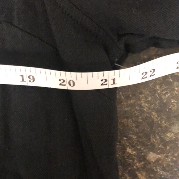 SO black long sleeve ruffle bottom utility dress L 14 - Picture 6 of 9